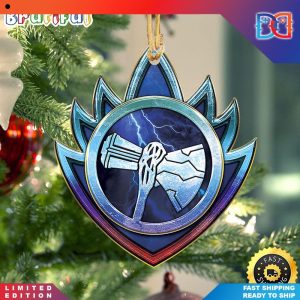 Marvel Thor Love And Thunder Stormbreaker Lightning Badge Marvel Christmas Ornaments