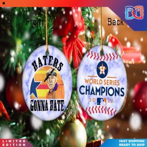 Mattress Mack Haters Gonna Hate Astro World Series Christmas Ornaments