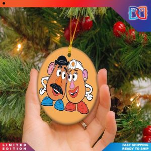 Mr Potato And Ms Toy Story Disneyland Christmas Ornaments