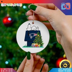 New England Patriots Snoopy NFL Ornamen Christmas Ornaments