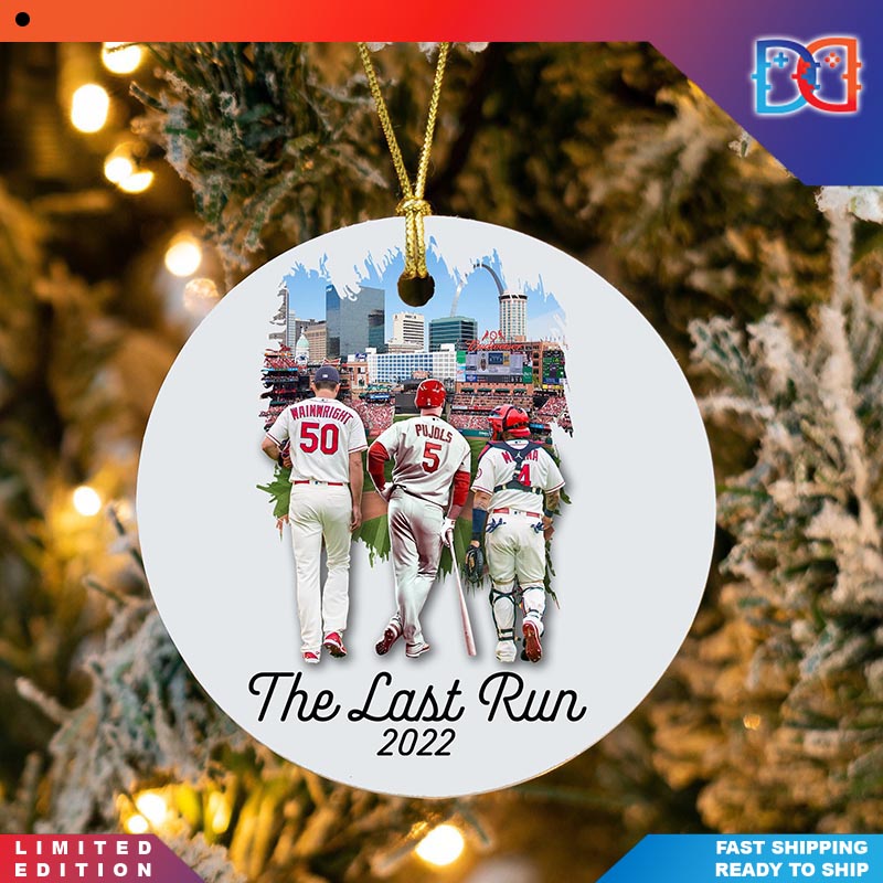 One Last Run St.Louis Cardinals Tree Christmas Ornaments