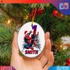 Personalize Super Star Player Basketball Ceramic NBA  Christmas Ornaments