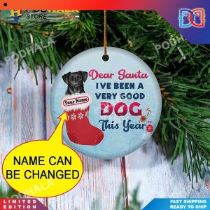 Personalized Dogs Custom Black Labradors Bring Your Ideas Thoughts And Imaginations Into Reality Today Christmas Ornaments