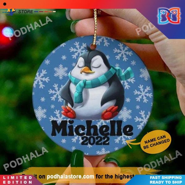 Personalized Familys Penguin Gift For Family Bring Your Ideas Thoughts And Imaginations Into Reality Today Christmas Ornaments