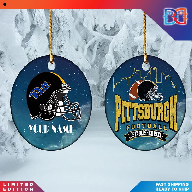Philadelphia Game Day PittsBurgh Football Christmas Ornaments