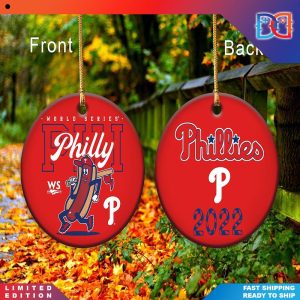Philadelphia Phillies American Baseball Football  Christmas Ornaments