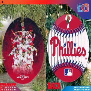 Phillies World Series Champions MLB Philadelphia Christmas Ornaments