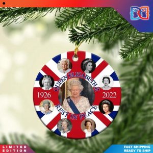 Queen Elizabeth II Queens Platinum Jubilee Christmas Ornaments