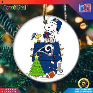 Snoopy Los Angeles Rams Hallmark NFL  Christmas Ornaments