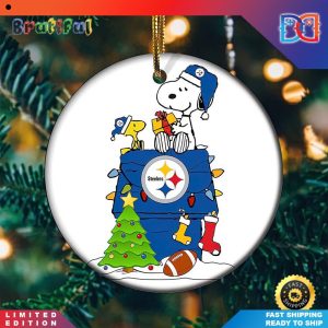 Snoopy Pittsburgh Steelers NFL Players Christmas Ornaments