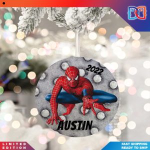 Spiderman Personalized Marvel Gift Christmas Ornaments