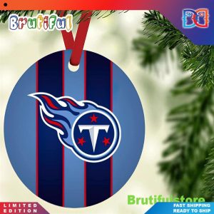 Tennessee Titans Football Custom NFL  Christmas Ornaments