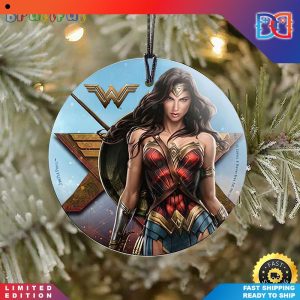 Wonder Woman Strength for Love DCs Christmas Ornaments