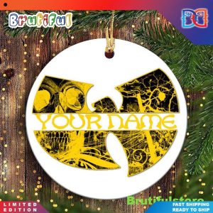 Wutang Clan Custom Name Logo Wu Tang Christmas Ornaments