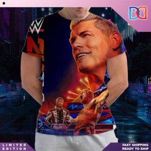 Cody Rhodes In The WWE 2K24 Cover Fan Gifts All Over Print Shirt