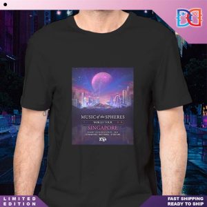 Coldplay Music Of The Spheres World Tour Singapore January 23-31 2024 Singapore National Stadium Classic T-Shirt