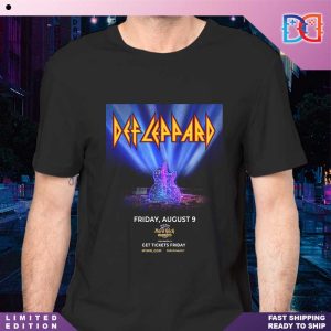 Def Leppard Coming To Hard Rock Live Hollywood FL August 9th 2024 Classic T-Shirt