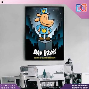 Dog Man Movie Based On Books From Captain Underpants Release On January 31 2025 In Theaters Home Decor Poster Canvas