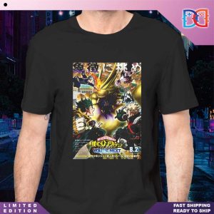 First poster For My Hero Academia You’re Next Releasing On August 2nd 2024 In Japan Classic T-Shirt