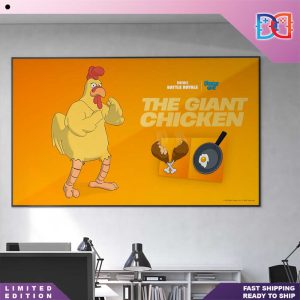 Fortnite x Family Guy The Giant Chicken Fan Gifts Home Decor Poster Canvas