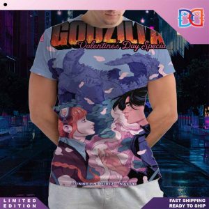 Godzilla Valentine’s Day Special 2024 All Over Print Shirt
