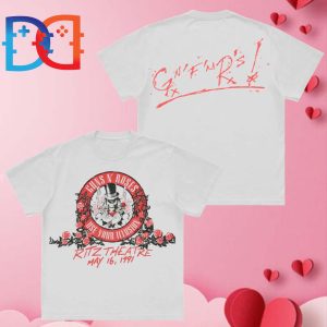 Guns N Roses 1991 Ritz Theatre Concert Valentine Gift For Fan Classic Shirt