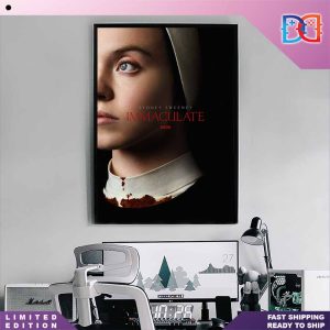 Immaculate Movie The Sydney Sweeney Neon Home Decor Poster Canvas