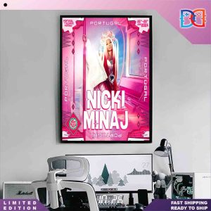 Nicki Minaj To be Headlining Afro Nation Portugal 2024 Home Decor Poster Canvas