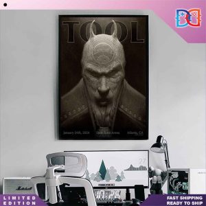 TOOL effing TOOL In Atlanta GA At State Farm Arena 24 January 2024 Home Decor Poster Canvas