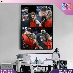 Taylor Swift x Travis Kelce Karma Is The Guy On The Chiefs Coming Straight Home To Me Home Decor Poster Canvas