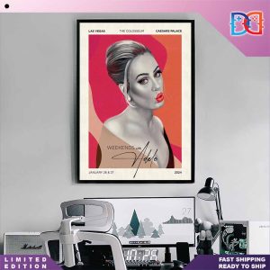 Weekends With Adele January 27-27 2024 Las Vegas Home Decor Poster Canvas