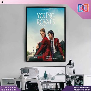 Young Royals Wilhelm and Simon Premieres March 11 2024 Home Decor Poster Canvas