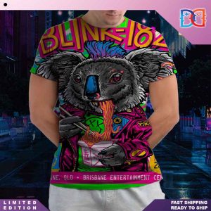 Blink-182 Show Brisbane Entertainment Centre QLD Feb 19 2024 All Over Print Shirt