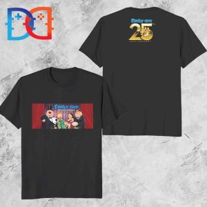 Family Guy 25th Anniversary Two Sides Classic Shirt