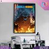 Godzilla vs Kong One Will Fall Godzilla Main Galaxy Color Home Decor Poster Canvas