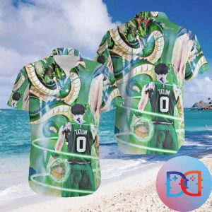 Jayson Tatum x Dragon Ball Shenron Fan Gifts Hawaiian Shirt