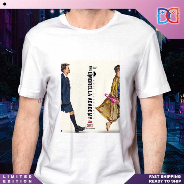 Klaus Hargreeves With Little Pink Umbrella The Final Season Of The Umbrella Academy Fan Gift Classic T-Shirt