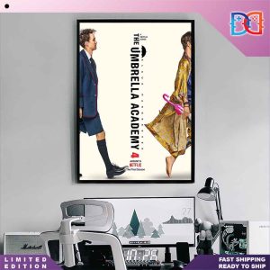 Klaus Hargreeves With Little Pink Umbrella The Final Season Of The Umbrella Academy Fan Gift Home Decor Poster Canvas