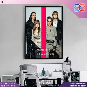 Maneskin Honey-Are u Coming Acoustic Version At The First Take Home Decor Poster Canvas