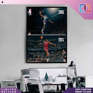 NBA AllStar LeBron James Some Things Never Change 2005 2024 Fan Gifts Home Decor Poster Canvas
