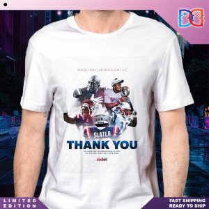 New England Patriots Thank You Slater Fan Gifts Classic T-Shirt