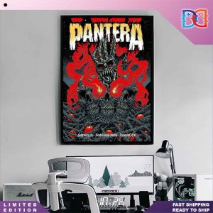 Pantera Show Feb 26 2024 Scotiabank Arena Toronto Ontario Fan Gift Home Decor Poster Canvas