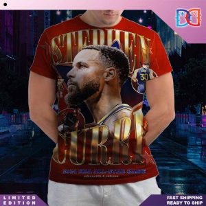 Stephen Curry 10X AllStar 2024 NBA AllStar Game Fan Gifts All Over Print Shirt