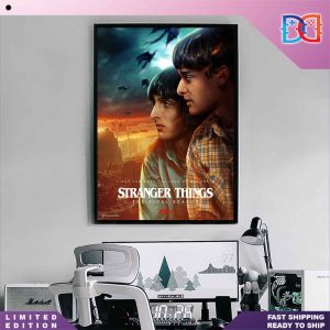 Stranger Things The Final Season Netflix Fan Gifts Home Decor Poster Canvas