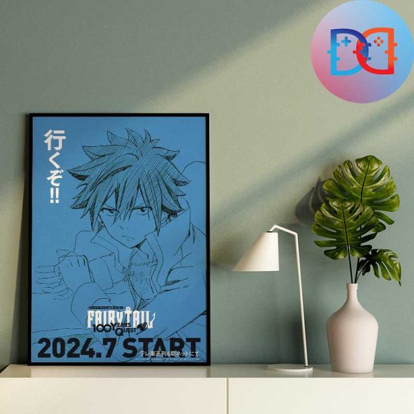 Gray Fullbuster Fairy Tail 100 Years Quest TV Anime Fan Gifts Home Decor Poster Canvas
