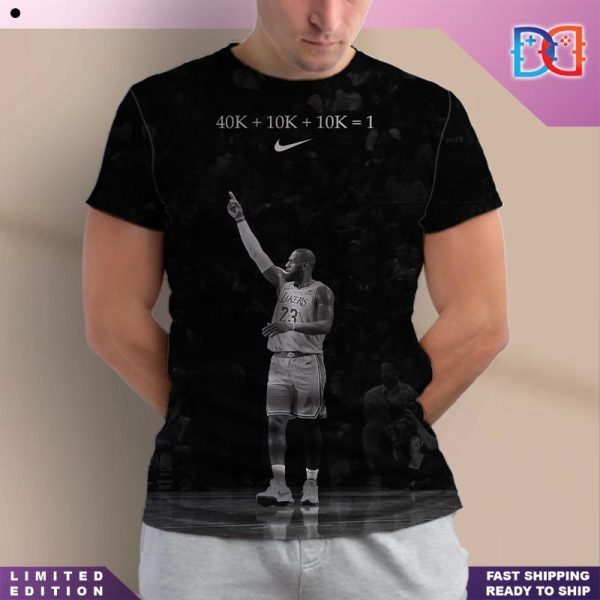 LeBron James 40k Points 10k Assists 10k Rebounds Fan Gift All Over Print Shirt