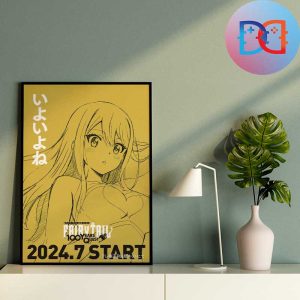 Lucy Heartfilia Fairy Tail 100 Years Quest TV Anime Fan Gifts Home Decor Poster Canvas
