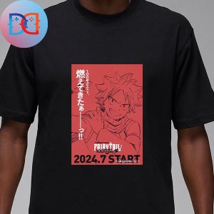 Natsu Dragneel Fairy Tail 100 Years Quest TV Anime Fan Gifts Classic Shirt