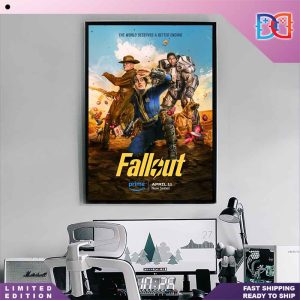 New Poster The FALLOUT Series The World Deservres A Better Ending Fan Gift Home Decor Poster Canvas