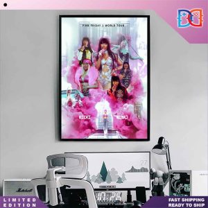 Nicki Minaj Pink Friday 2 World Tour Lighter Version Home Decor Poster Canvas
